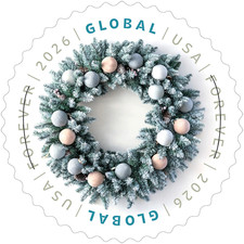 *NEW* 2026 Global Winter Wreath (Global Single) 2026 Mint NH - *(After 9/18/26)*