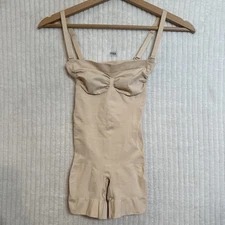 Skims Women's Seamless Sculpt Strapless Shortie Bodysuit In Sand Size XS NWOT