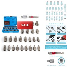 CENFORGE 27-PC Screw Extractor 3/8" Drive Multi-Spline