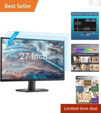 Eye Protection 27" Anti Blue Light Screen Protector, 2-Pack for Monitors