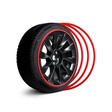 4PCS Aluminum Alloy Wheel Rim Protector Guards Wheel Hub Rim Rings 18" 19" 20"