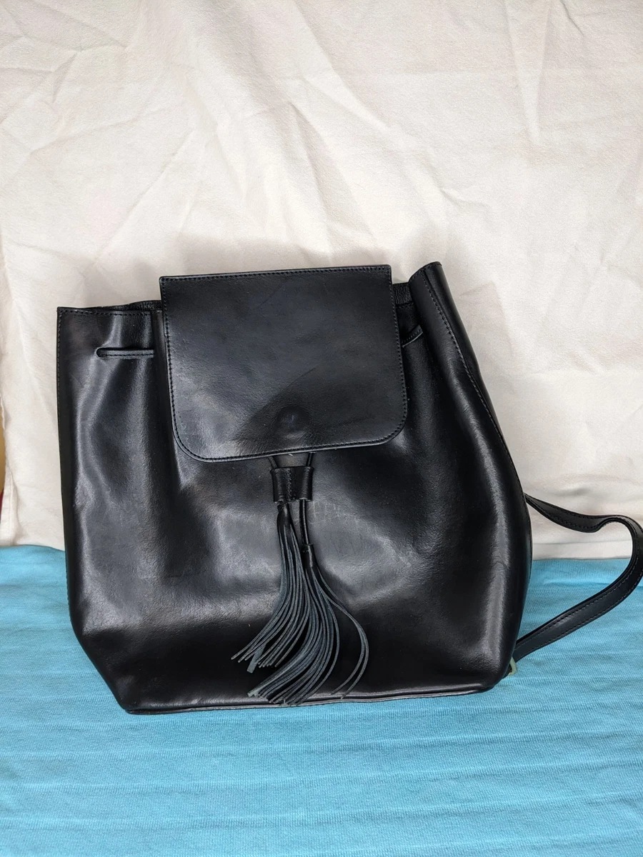 Borse In Pelle Black Pebbled Leather Convertible Purse Backpack Bag borse in pelle Backpacks for Women on Sale up to 90% Off  main image 2