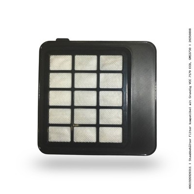 Staubbehälter Filter kompatibel mit Grundig VCC 7170 ECO, GMS3730