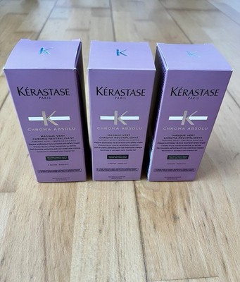 3x 150 ml Kérastase Masque Vert Chroma Neutralisant Haarmaske