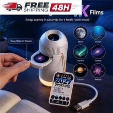 Galaxy Star Projector Night Light USB 360 Adjustable Starry Sky Lamp for