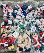 Mickey Mouse 8" Plush Bean Bags LOT OF 22  11 PAIRS NEW Factory Tags  Bags 