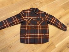 NWT Men's Patagonia Insulated LTW Fjord Flannel Shirt Small Ashore Ink Black