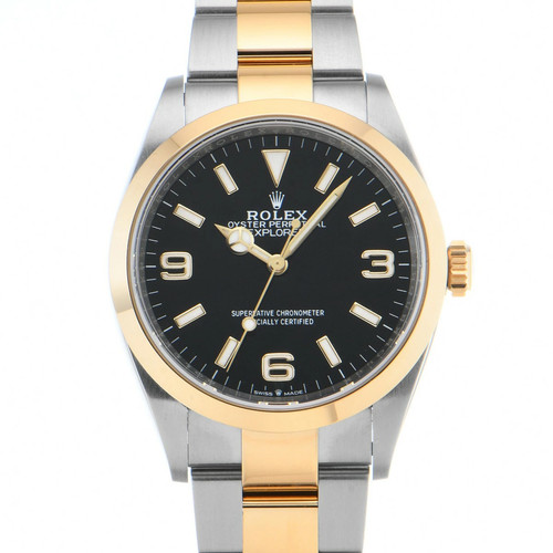 ROLEX Explorer 36 124273 Black Case Size 36 x 36 mm Men's Used Watch #511026