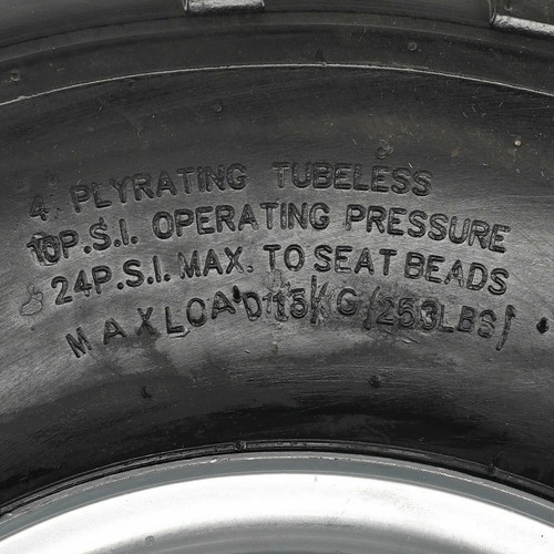 4pc 18x9.5-8 Front Rear 19x7-8 Tyre Rim Wheel 110mm ATV Quad Bike Buggy 150cc - Picture 6 of 8