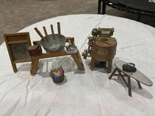 Miniature Salesman Sample Maytag Wringer Washer With Numerous Accessories