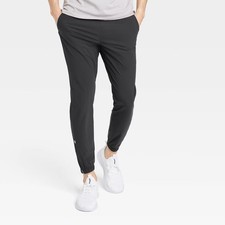 Men Lightweight Tricot Jogger Pants - All In Motion Black M