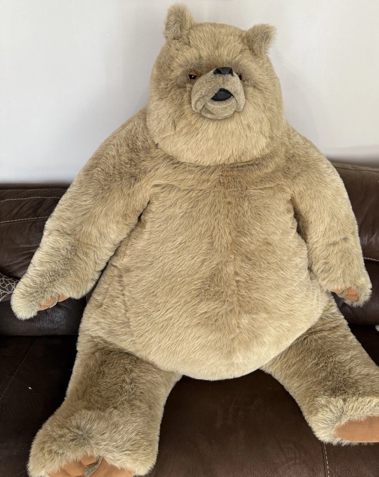 De colección 1995 Manhattan Juguete Oso Kodiak Jumbo 40" Peluche Peluche Decoración Abrazable Foto 4 de 4