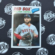2026 Topps Heritage Chrome #362 Wilyer Abreu - Boston Red Sox