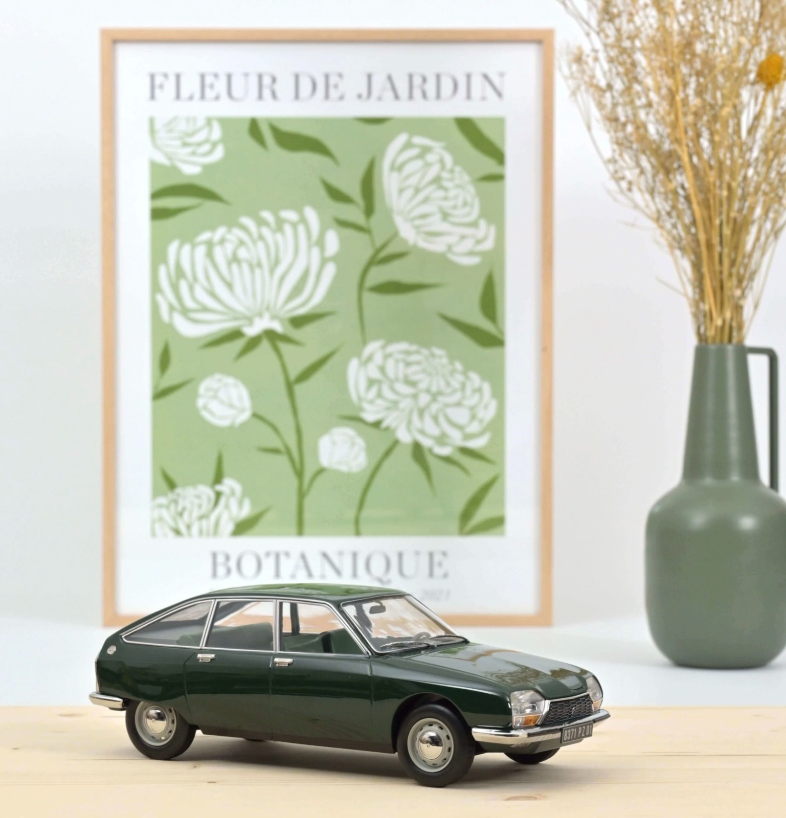 Citroën GS Club 1972 Norev 181665 miniature de collection 1/18 métal vert