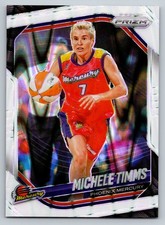 2025 Panini Prizm WNBA #133 Michele Timms White Seismic Prizms