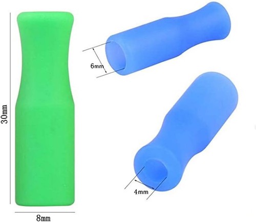 4 Cannucce Acciaio Inox 12" ENORMI Ultra LUNGHE Riutilizzabili Metallo Acciaio Potabile Cannuccia - Foto 3 di 6