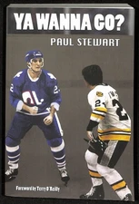 Paul Stewart USHHOF Signed/Inscribed "Ya Wanna Go?" Book JSA 201288