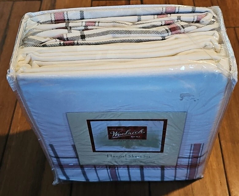 Juego de sábanas de franela Woolrich funda de almohada 100 % algodón Foto 3 de 4