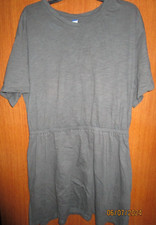 Old Navy Tee Dress Sz XL 100% Cotton Elastic Waist Bust 48 Length 35 in