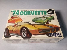 ORG 1/25 MPC '74 CORVETTE OPEN ROADSTER CUSTOMIZING 1-7406-250 SEALED 1974 MINT