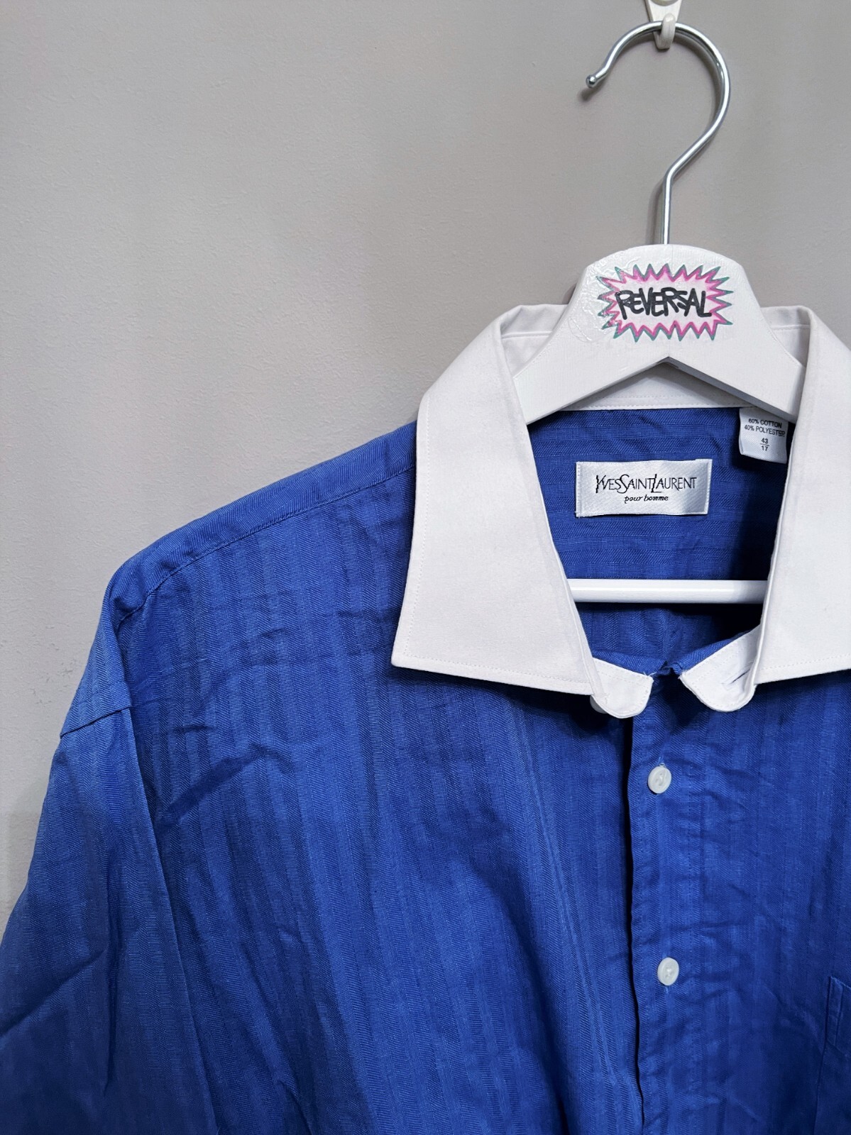 Camicia abbottonata Yves Saint Laurent gemelli 17"" YSL