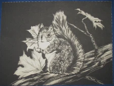 * TRI CHEM 7197 C SQUIREL FALL LEAVES SUEDE Picture SV 912