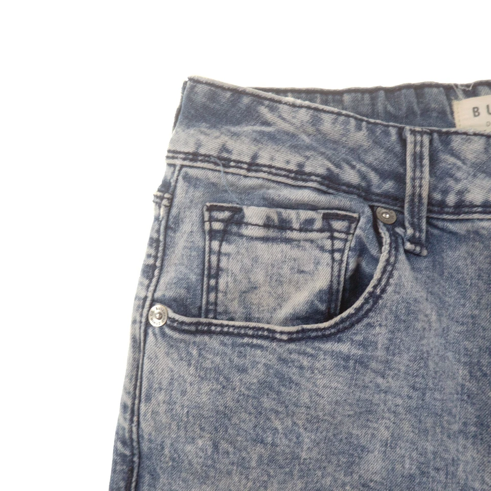 Bullhead High Rise Jegging Juniors 5 Medium Blue Acid Wash - Image 3 of 4