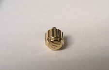 Genuine Tag Heuer crown yellow CAV-5668Y, 4.4mm diameter head, open/NEW NO NEED