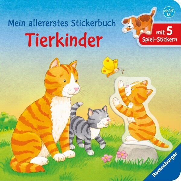 Thumbnail - Ravensburger Dal Lago, Mein Allererstes Stickerbuch: Tierkinder