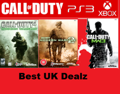 Call Of Duty Modern Warfare Trilogie Paket - Xbox 360 - PS3 - COD4