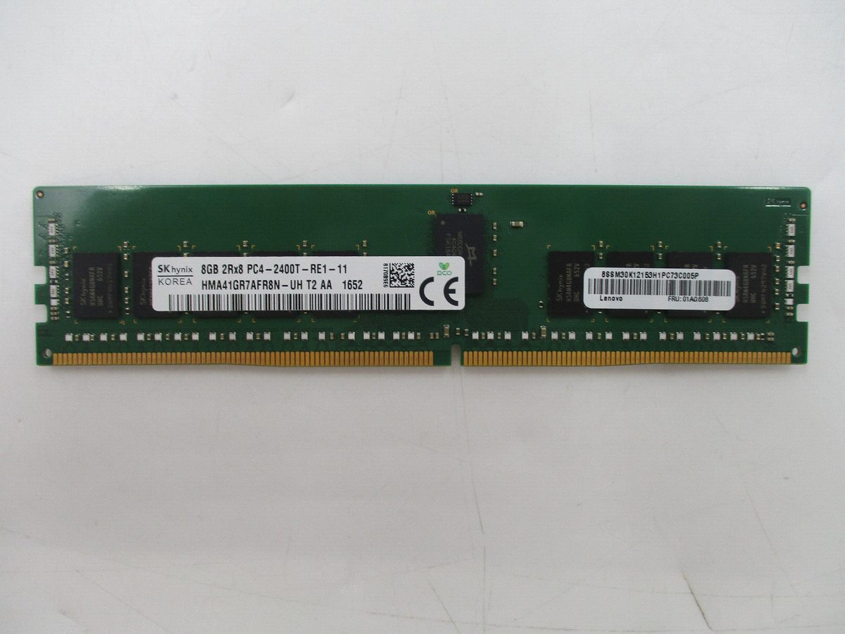 SK Hynix 8GB 2Rx8 PC4-2400T-RE1-11 ECC REG Server Memory
