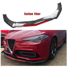 For Alfa Romeo Giulia Front Bumper Lip Splitter Spoiler Body Kit Carbonfiber For Alfa Romeo Giulia Front Bumper Lip Splitter Spoiler Body Kit Carbonfiber