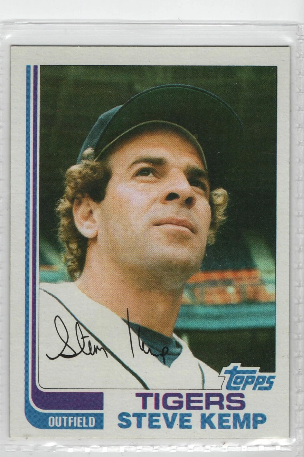 Steve Kemp trading card