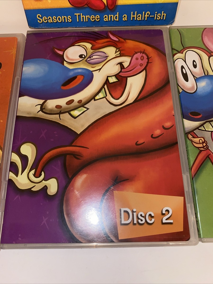 Ren & Stimpy Season 3 and a Halfish DVD Cartoon MTV TV Show