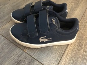 navy velcro trainers