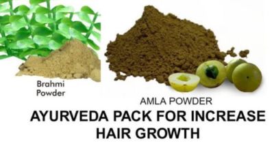 Indian Ayurveda Hair Pack For Increase Hair Growth Herbal Home Remedy