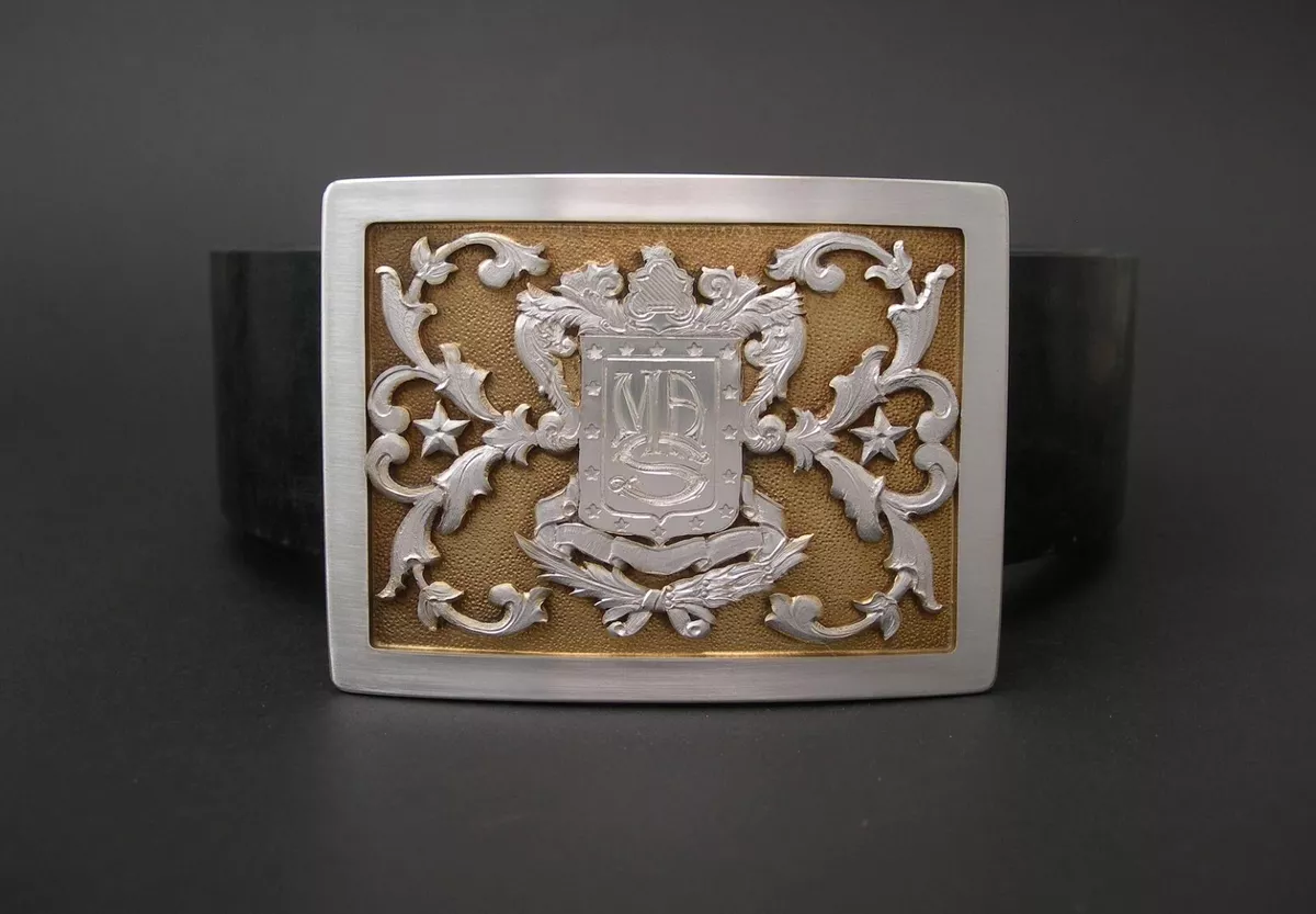 Custom sterling silver belt buckles deals