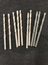 Wire size drill bits-HSS_ #1- (10 pcs.) -s/shank-Jobbers length-made in the USA