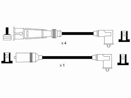 Fils de bougies Audi 100 C1 résout les ratés d'allumage du moteur 1.6 trois volumes