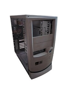 Ancien Boîtier PC Gamer HP En Acier – Style Vintage, USB-C, ATX – Bon état