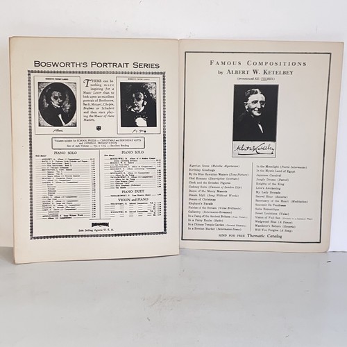 Vintage 1926 A Dream Of Christmas Klavier Solo Noten von Albert Ketelbey - Bild 16 von 18