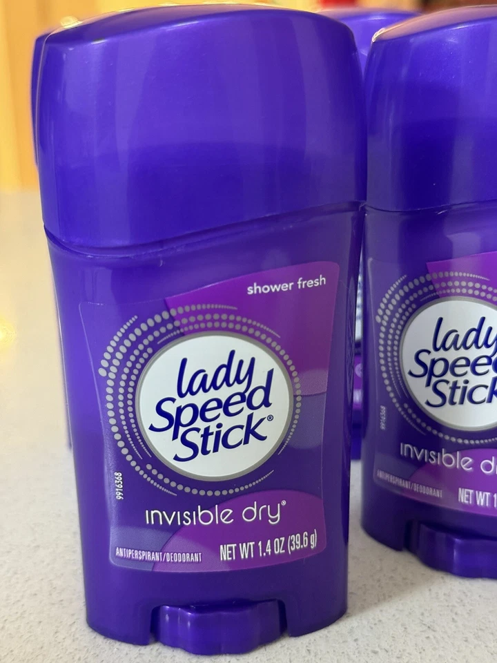 Lady Speed Stick 止汗隐形干洗淋浴新鲜 5PK X 1.4 盎司有效期至 7/26 — 第 2/4 张图片