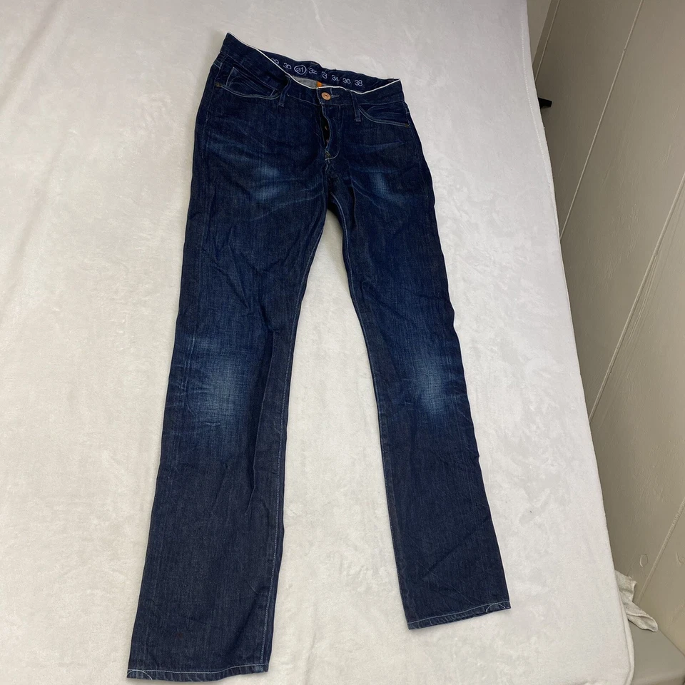 Earnest Sewn Patriot Fulton #53BL Straight Leg Selvedge Denim Blue Jean Sz 31X32 - Image 2 of 4