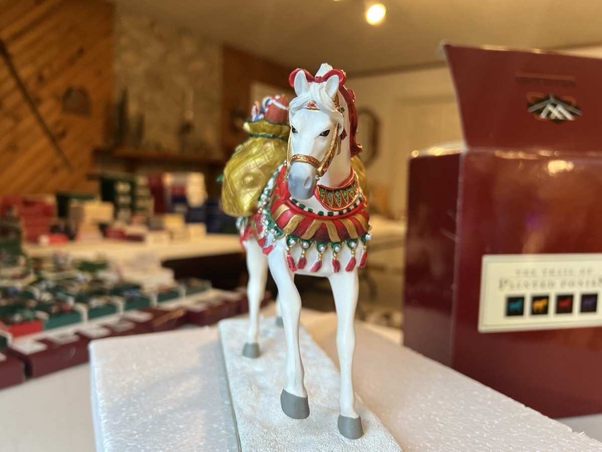 ④ペインテッドポニー　12237ポーラーエクスプレス TRAIL OF PAINTED PONIES POLAR EXPRESS NIB‼️ #12237 2006 Artist JE