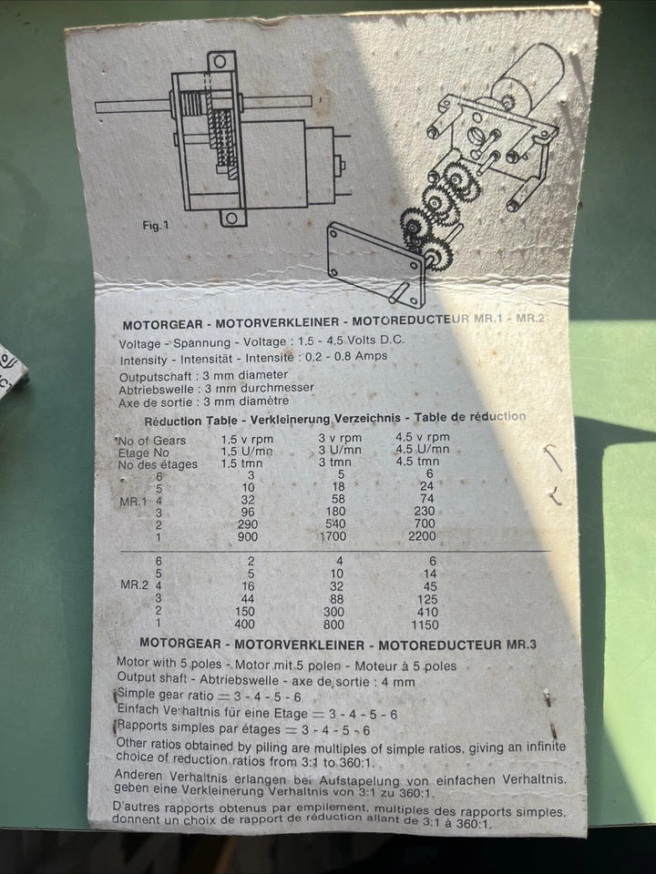 Krick Motorgear motorverkleiner Motorreducteur - Bild 2 von 2