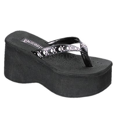 demonia flip flops