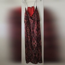 ASOS Junarose Maxi Dress Sheer overlay with Thin Straps sz 20