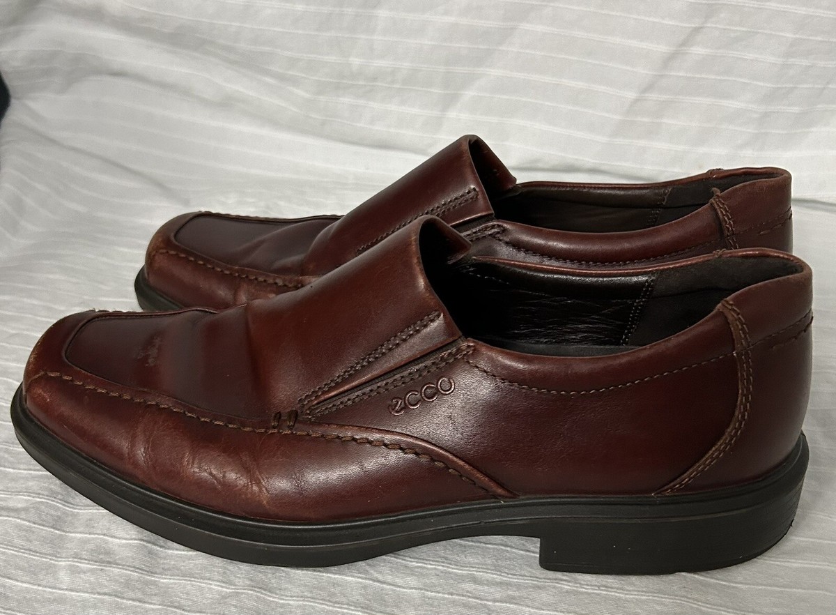 ECCO Mens Brown Leather Loafer Casual Dress Shoes U.S. 9 - 9.5 EU 43 Men main image 4