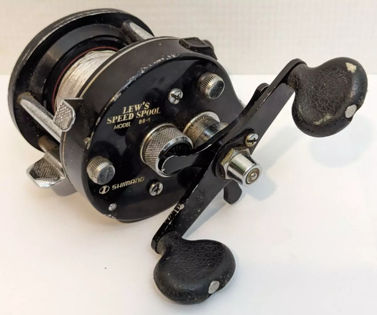 Vintage Lew's LEW CHILDRE Speed Spool Model BB-1 Shimano Fishing Reel Tested +