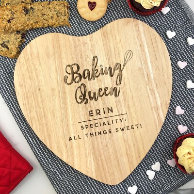 Personalisiertes Backen Königin Servieren Kuchenbrett Kuchenständer Backen Küche Mama Geschenke